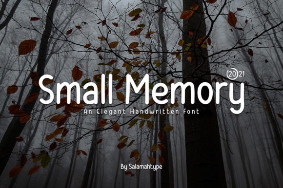 Small Memory Font Poster 1