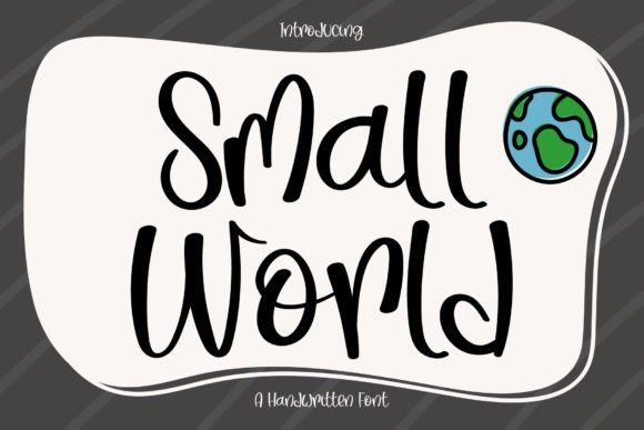 Small World Font Poster 1