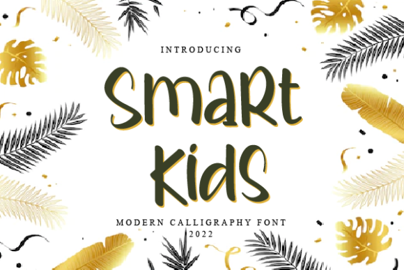 Smart Kids Font Poster 1