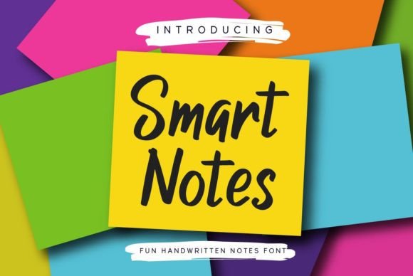 Smart Notes Font Poster 1