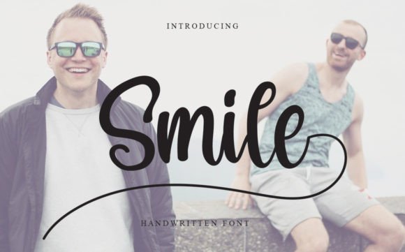 Smile Font Poster 1