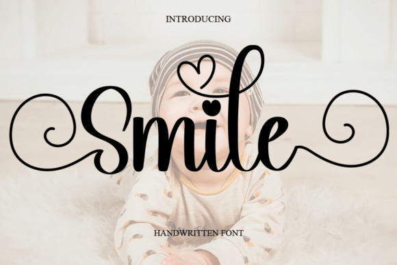 Smile Font Poster 1