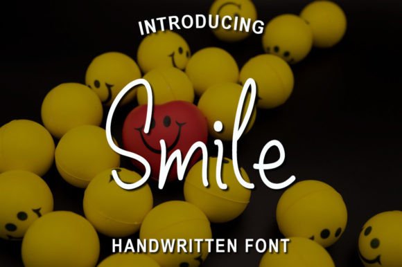 Smile Font Poster 1