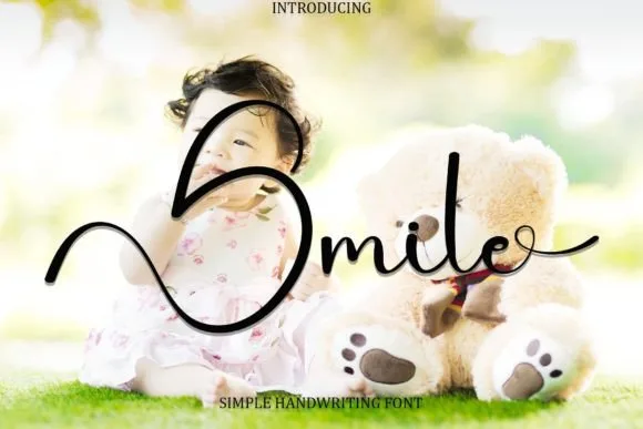 Smile Font Smile Font Poster 1