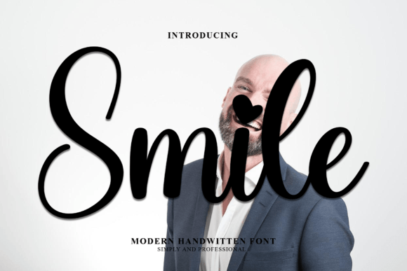 Smile Font Poster 1