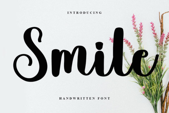 Smile Font Poster 1