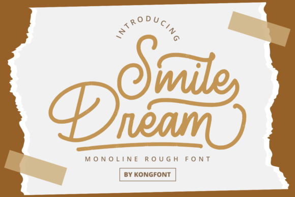 Smile Dream Font Poster 1