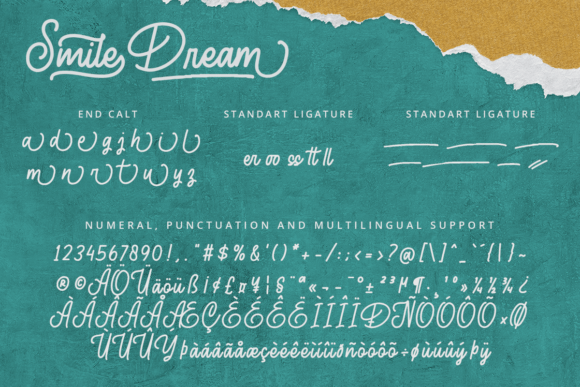 Smile Dream Font Poster 8