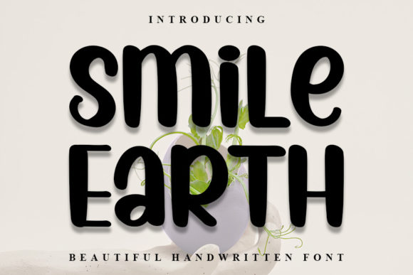 Smile Earth Font Poster 1