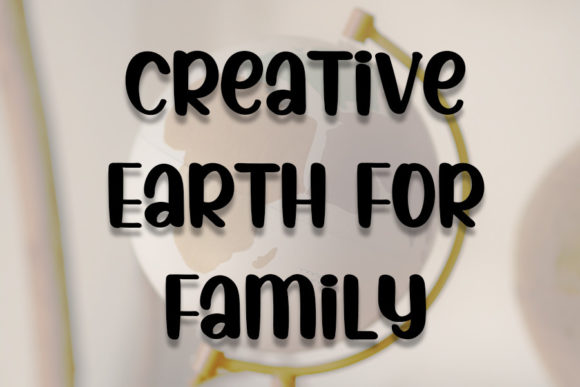 Smile Earth Font Poster 4