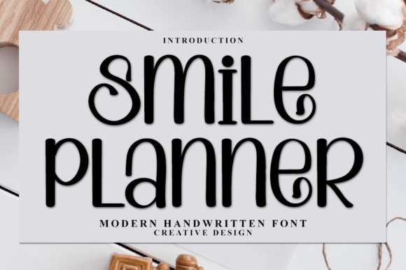 Smile Planner Font Poster 1