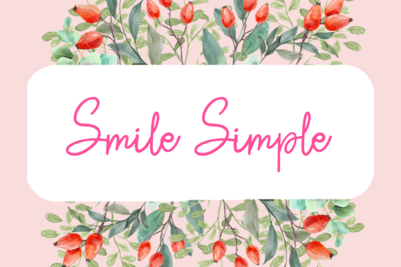 Smile Simple Font