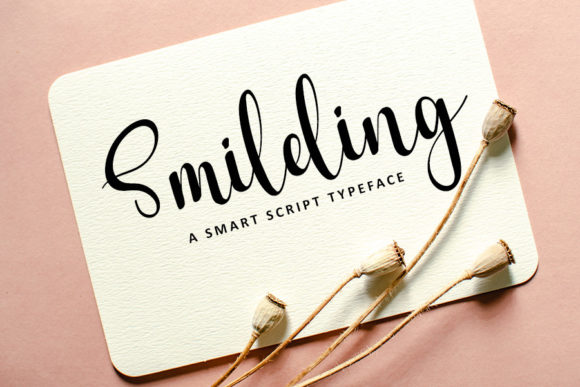 Smileling Font Poster 1