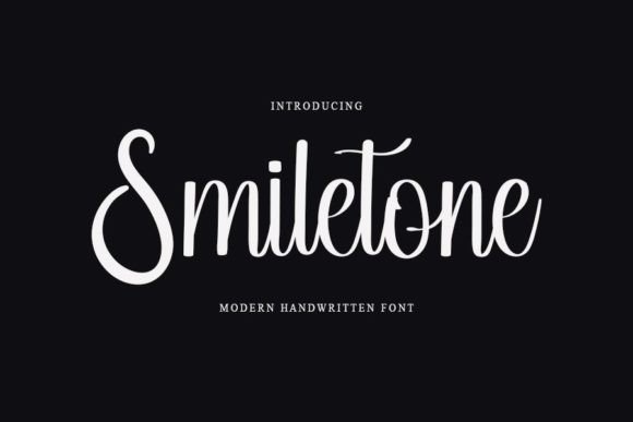 Smiletone Font Poster 1