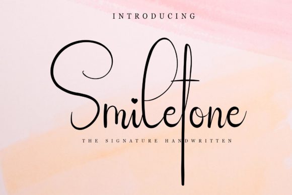 Smiletone Font Poster 1