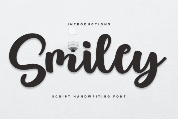 Smiley Font Poster 1