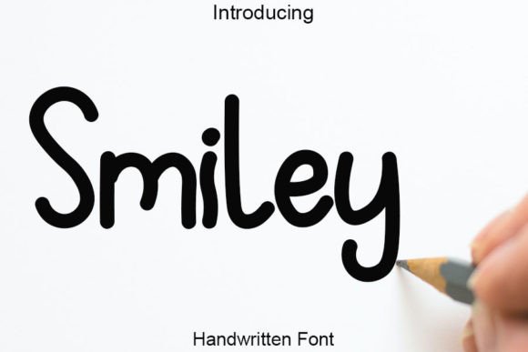 Smiley Font Poster 1