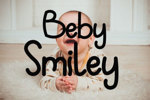 Smiley Font Poster 2