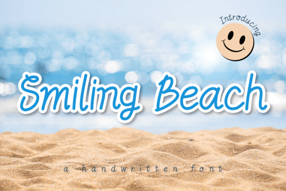 Smiling Beach Font Poster 1