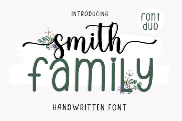 Smith Family Font Poster 1