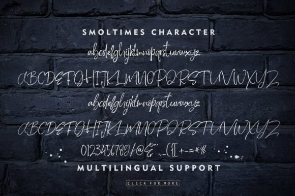 Smoltimes Font Poster 8
