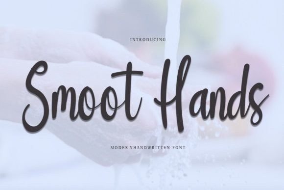 Smoot Hands Font Poster 1