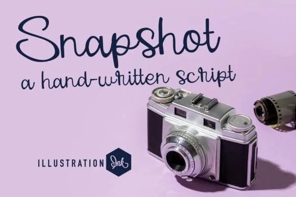 Snapshot Font Snapshot Font Poster 1