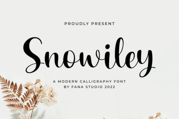 Snowiley Font Poster 1