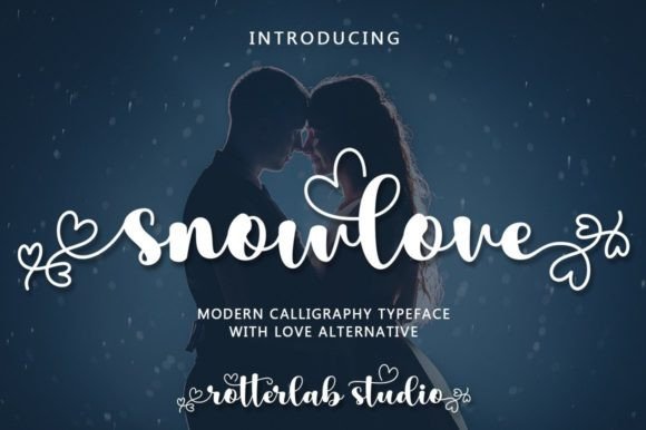 Snowlove Font Poster 1