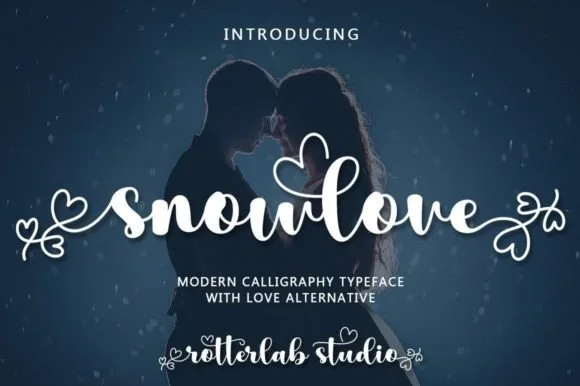 Snowlove Font Poster 1