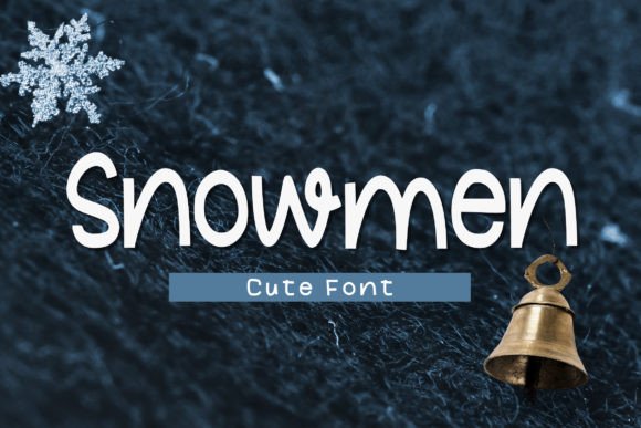 Snowmen Font Poster 1
