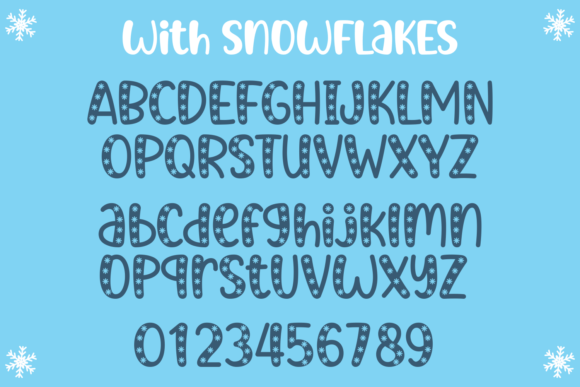 Snowy Winter Font Poster 5