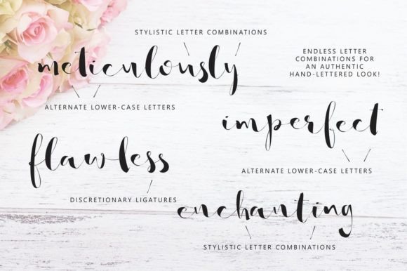 So Lovely Font Poster 5