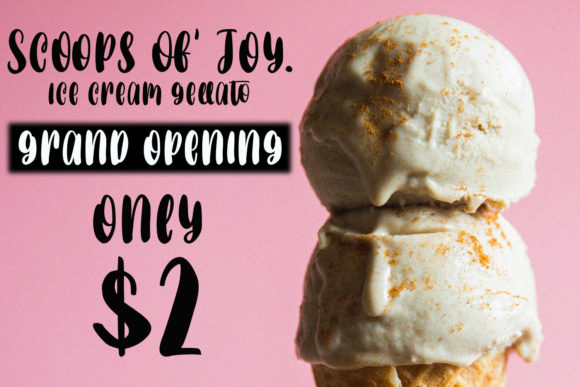 Sofia Hives Font Poster 3