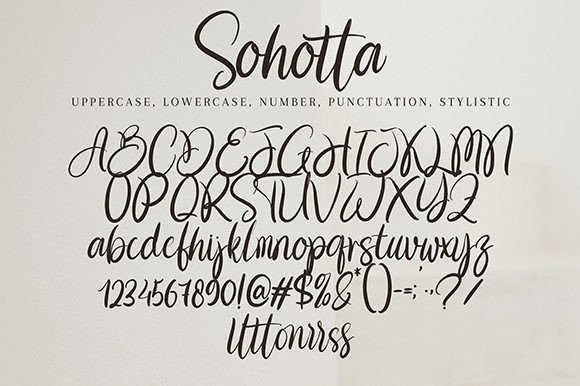 Sohotta Font Poster 9