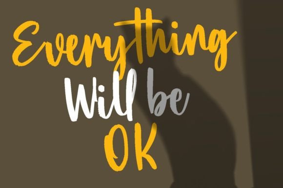 Solid Gold Font Poster 8