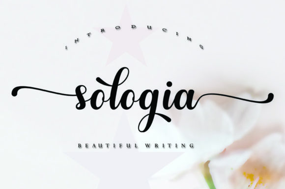 Sologia Font Poster 1