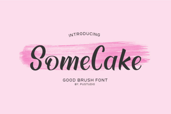 Some Cake Font Poster 1