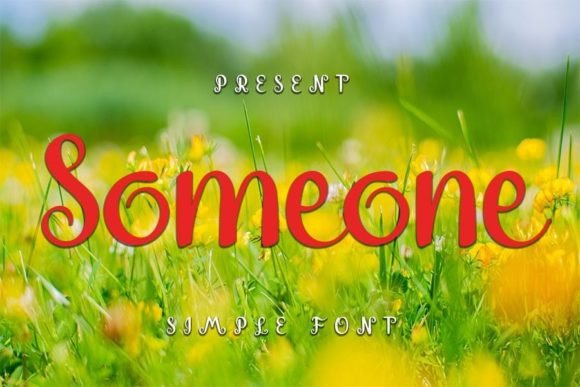 Someone Font Poster 1