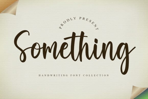 Something Font Poster 1