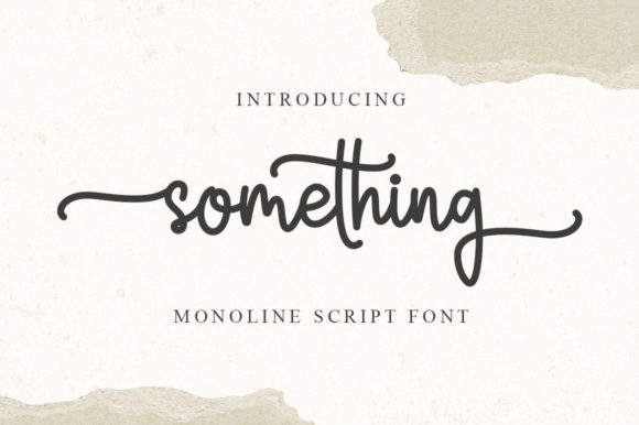 Something Font Poster 1