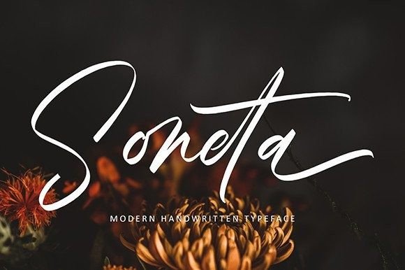 Soneta Font Poster 1
