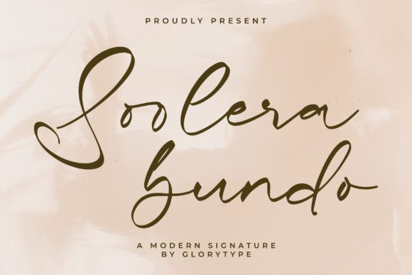 Soolera Bundo Font Poster 1