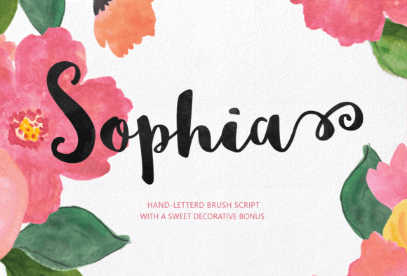 Sophia Font Sophia Font Poster 1