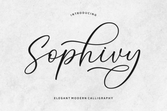 Sophivy Font Poster 1