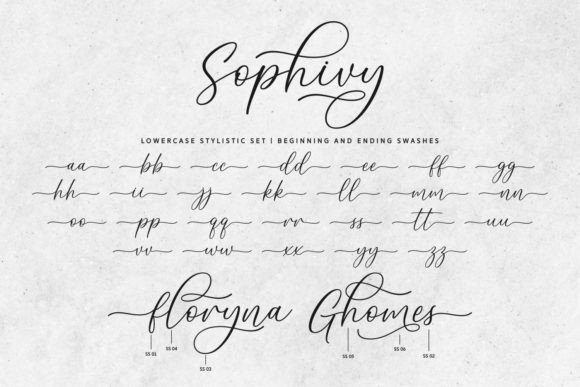 Sophivy Font Poster 5