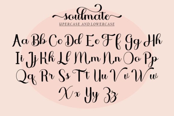 Soulmate Font Poster 5