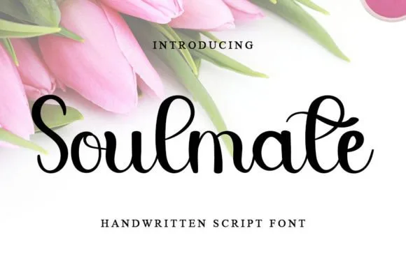 Soulmate Font Soulmate Font Poster 1