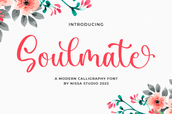 Soulmate Font Soulmate Font Poster 1