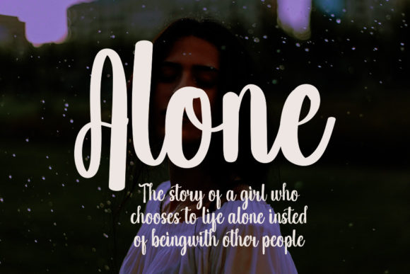 Soulmate Story Font Poster 3